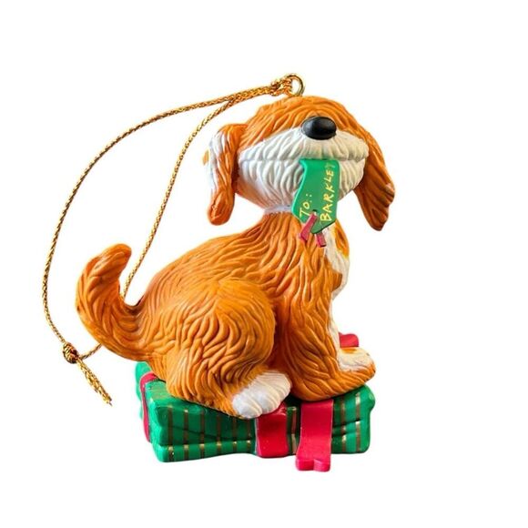 Vintage BARKLEY Ornament Christmas IN ORIG. BOX On Sesame Street 1994 Jim Henson - Picture 1 of 6